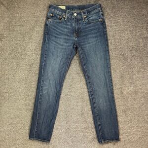 Levi's Premium‎ 511 Jeans Slim Fit Mens 28x30 Dark Wash Blue Stretch 04511-4580